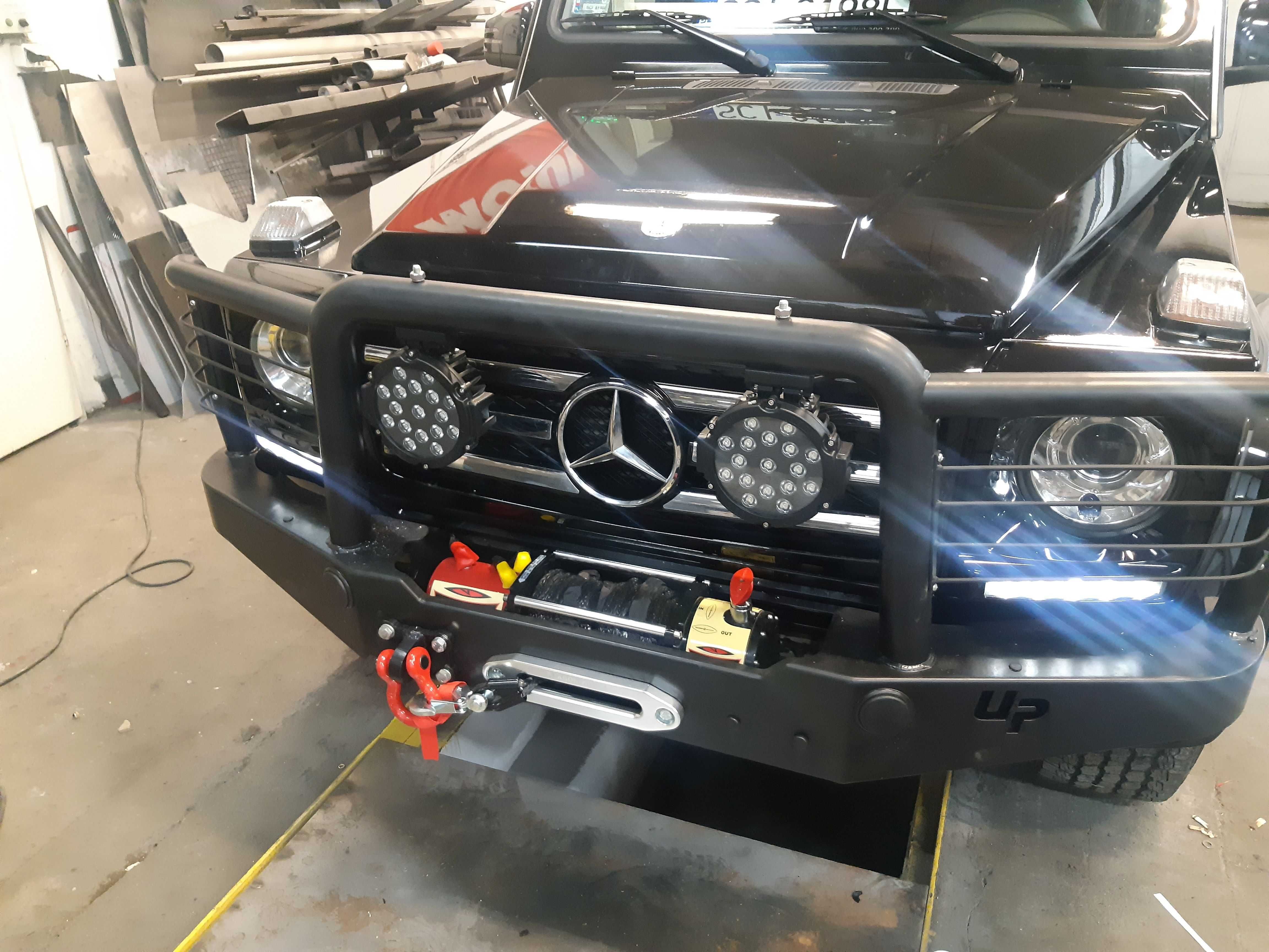 Силовой бампер на Mercedes G-класс