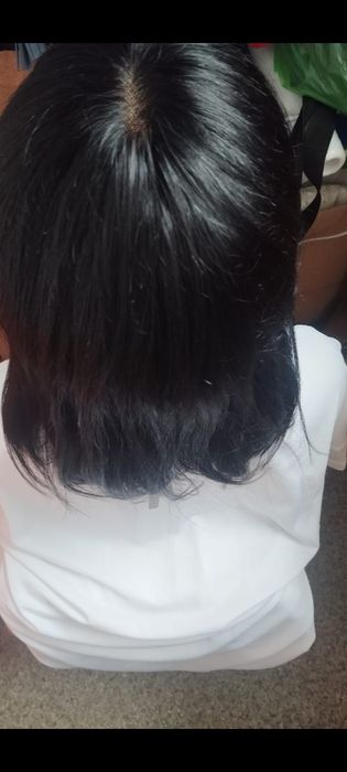 Парик 100%натуральный волос очень лёгкий и красивый