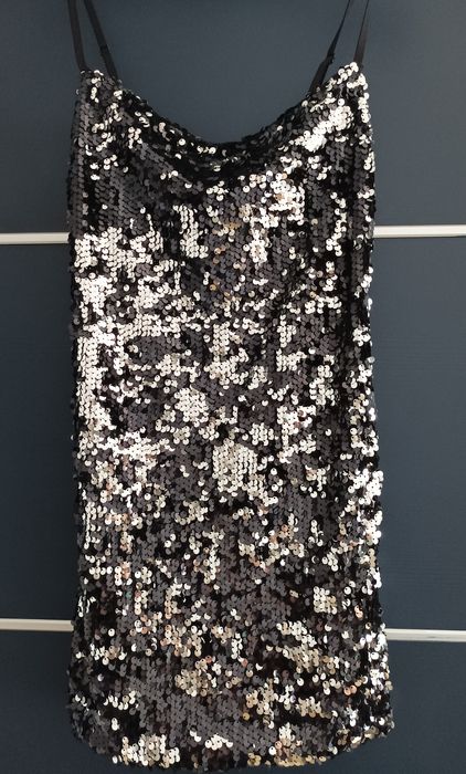 Sukienka mini sylwestrowa sylwester cekiny