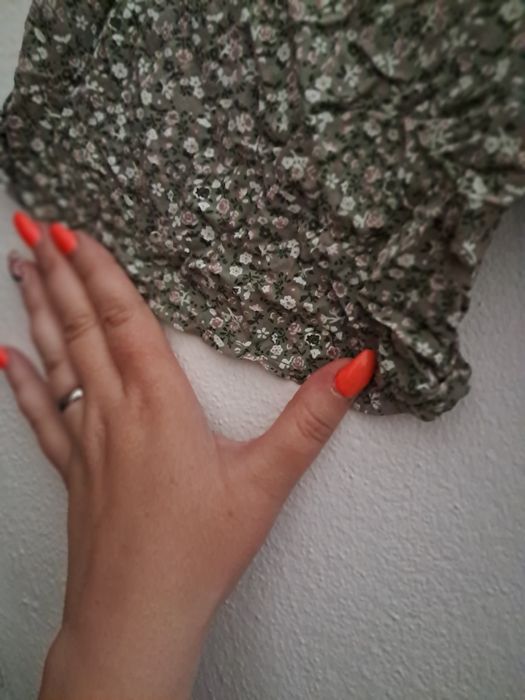 Vestido verde seco