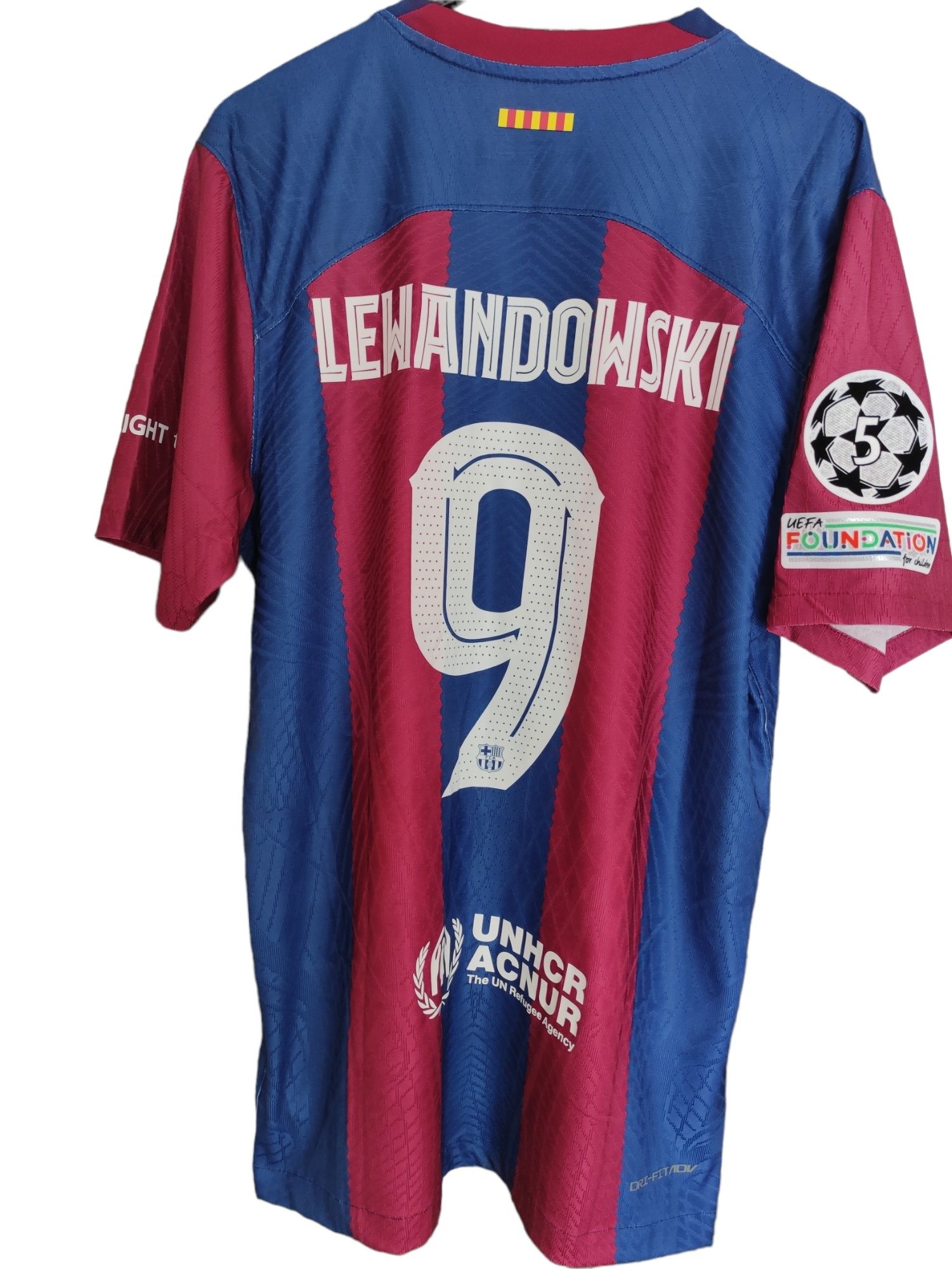 Koszulka Nike FC Barcelona 23/24 DOM Robert Lewandowski r.L Liga Mistr