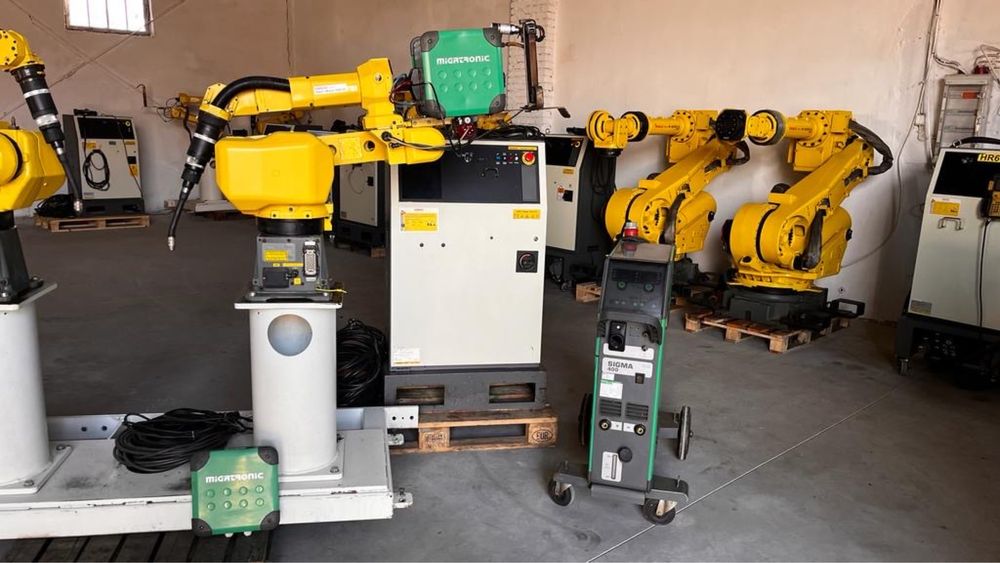 Robot spawalniczy Fanuc ARC Mate 100iC, Migatronic SIGMA 400