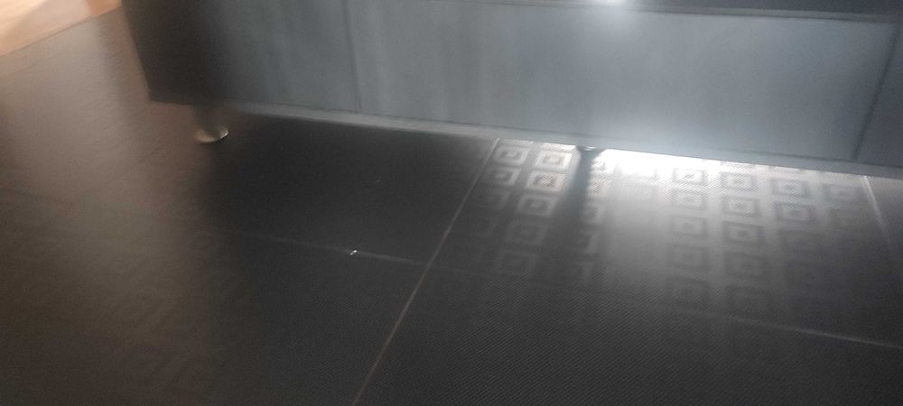 Szafka RTV MDF szara nowoczesna