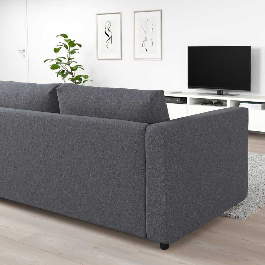 Ikea Nowa VIMLE Sofa rozkładana 140x200cm Średnioszary Beżowy Gunnared