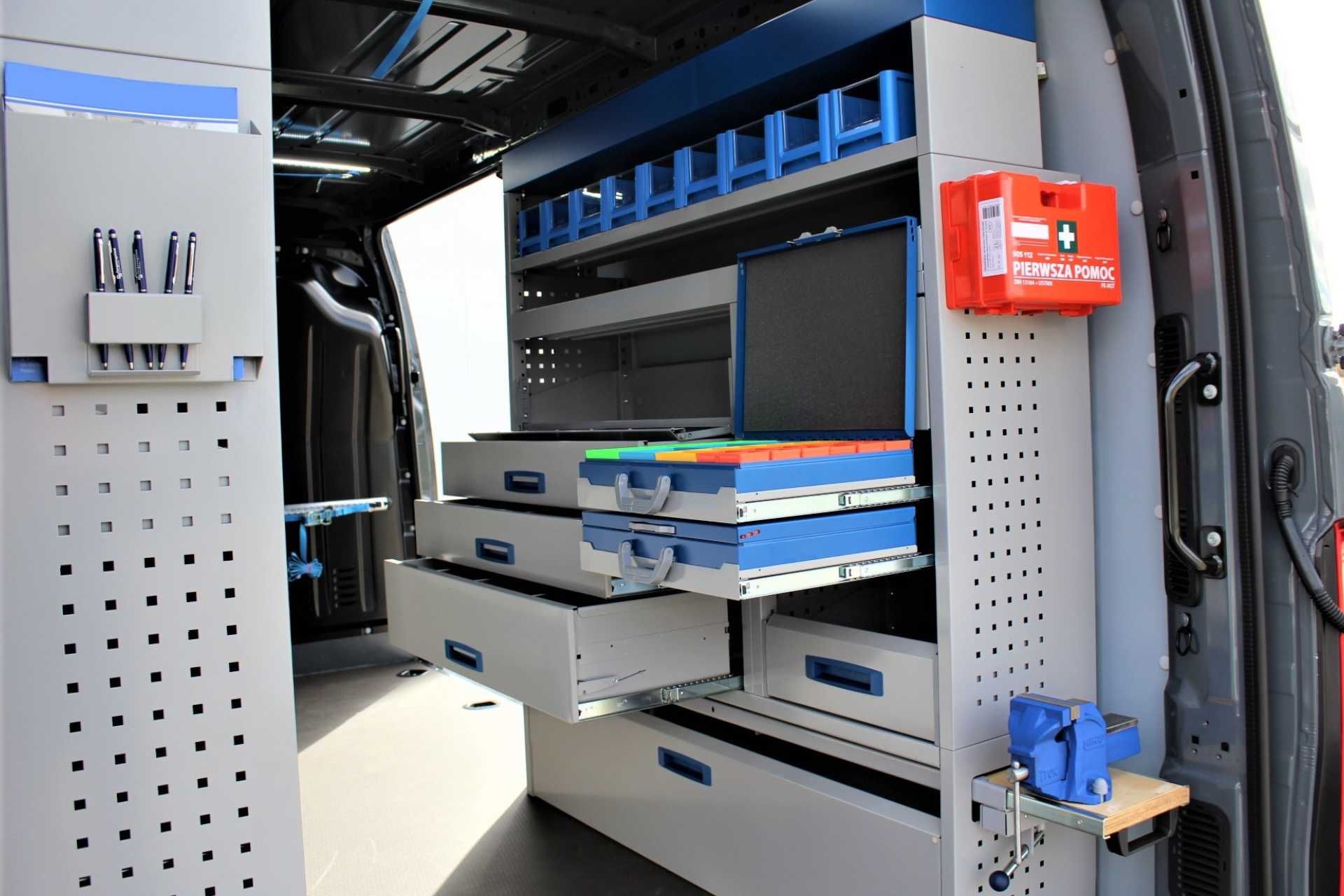 Zabudowa warsztatowa, serwisowa Master, Ducato, Sprinter, Crafter, TGE
