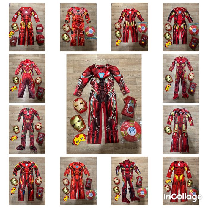 Карнавальный костюм супергерой железный человек iron man