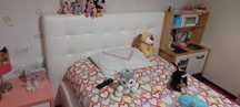 Cama e cabeceiras