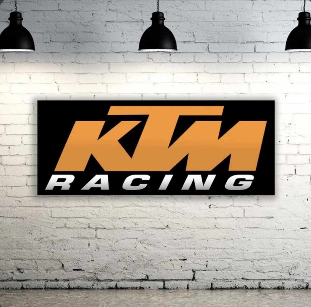 Baner plandeka KTM Racing 150x60cm