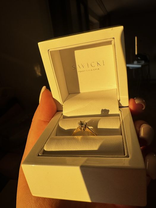 Savicki Triumph of Love pierścionek rozm 12 złoty