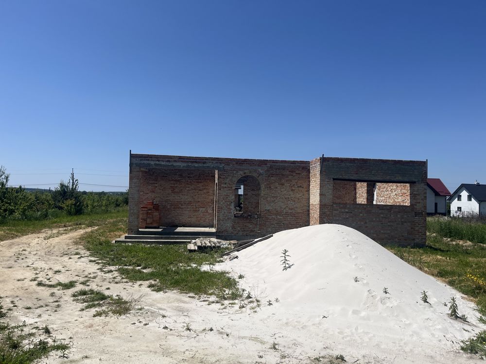 Земельна ділянка + незавершене будівництво
