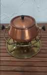 Spring Szwajcaria podgrzewacz, fondue ,garnek, miedź, doskonały stan