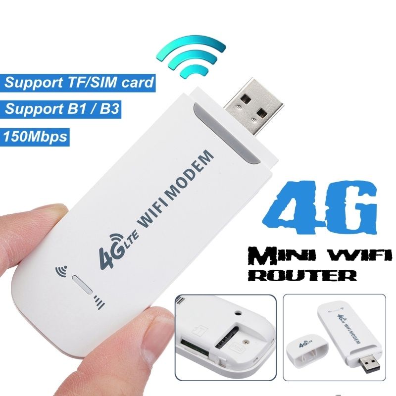 4G LTE USB модем для приема и раздачи интернета через Wi-Fi.