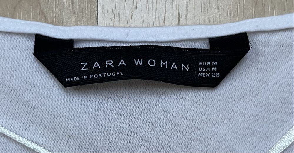 Jedwabna góra od piżamy Zara r. S