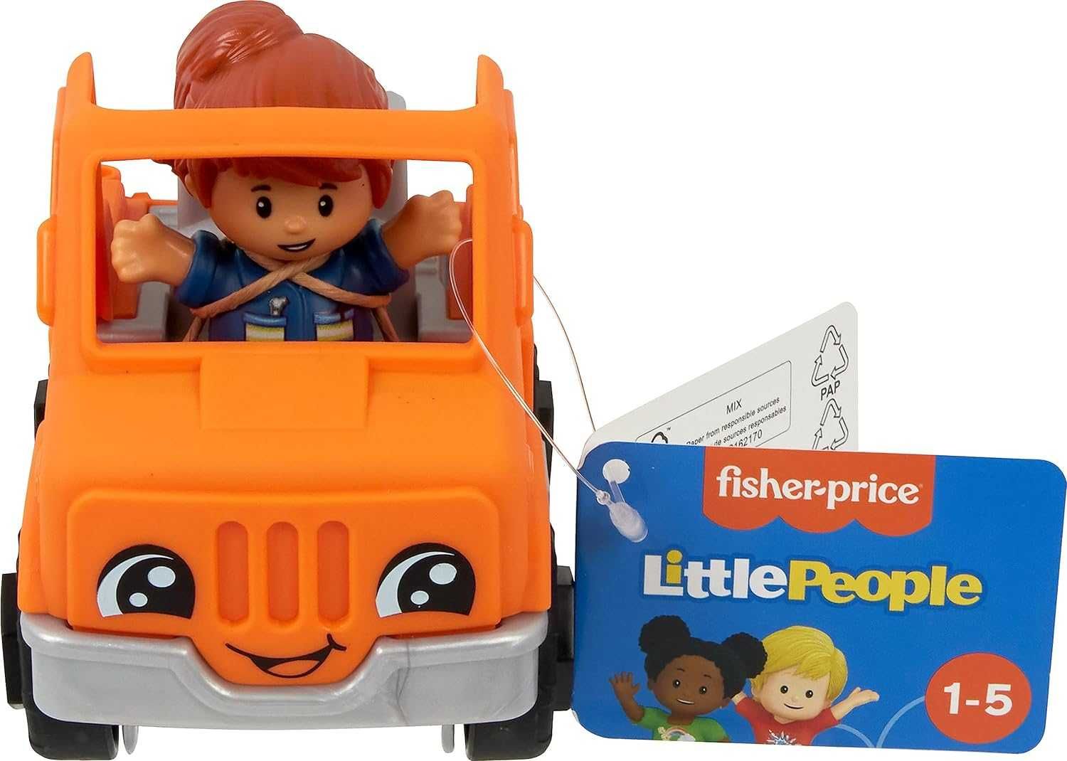 Fisher-Price Little People. Іграшковий евакуатор для найменших малюків