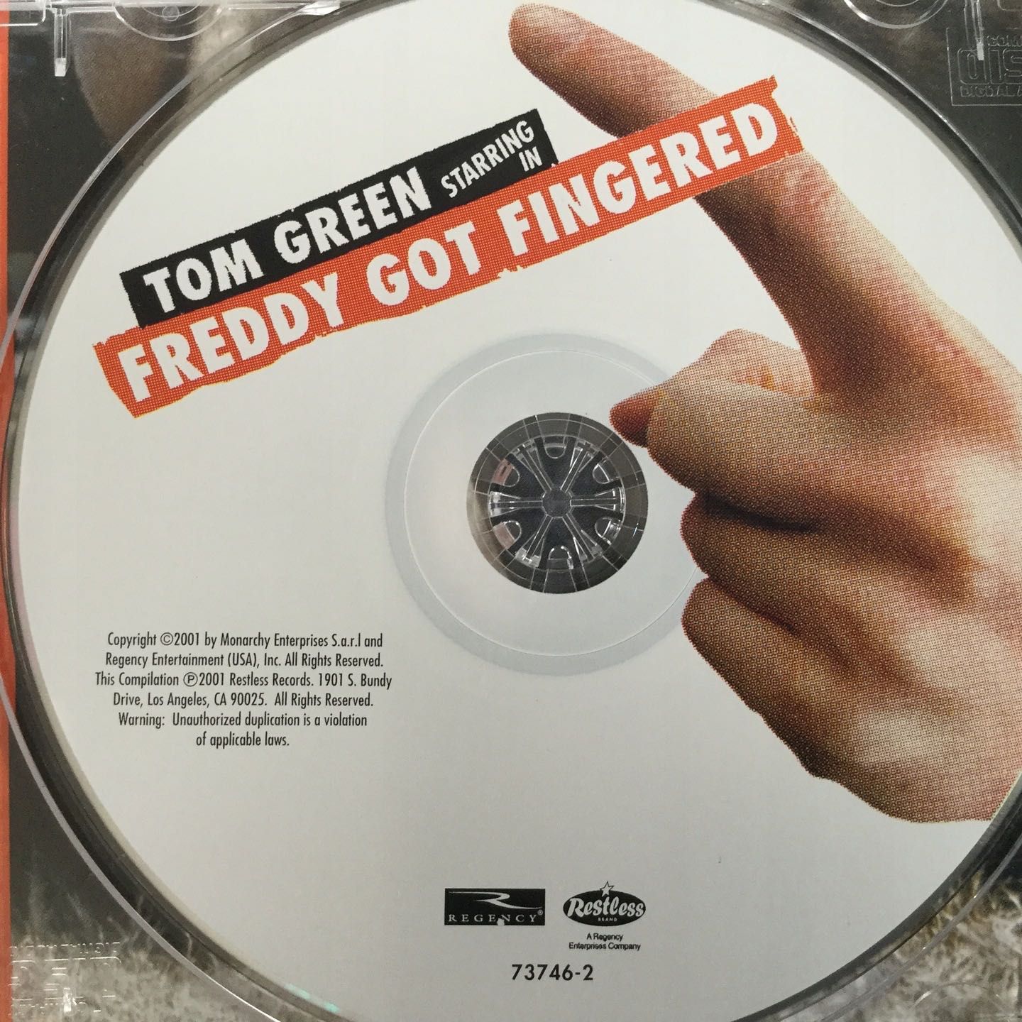 Tom Green Starring In Freddy Got Fingered V/A (CD)