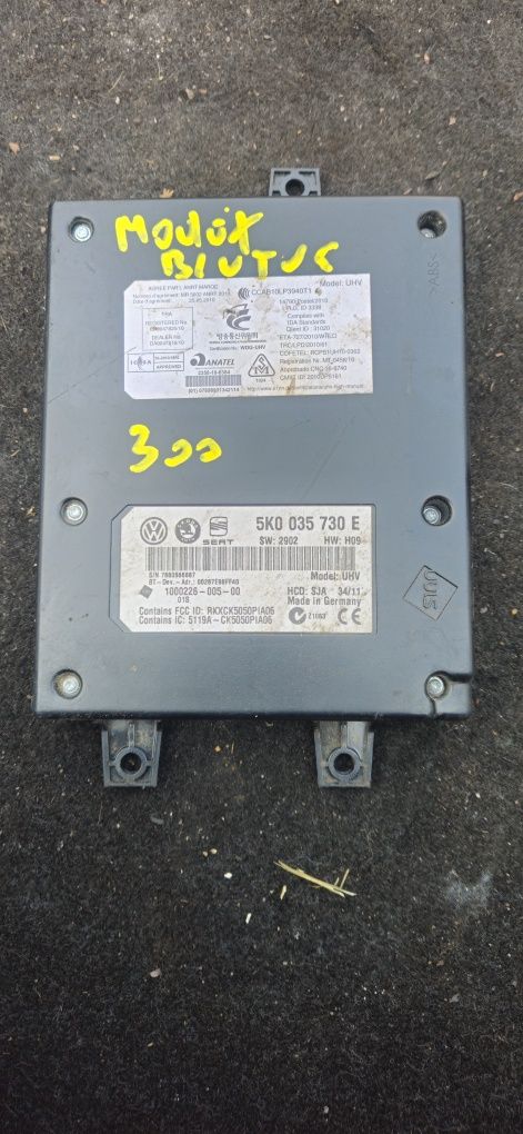 SKODA YETI I 09- MODUŁ Sterownik  BLUETOOTH 5K0035.730E