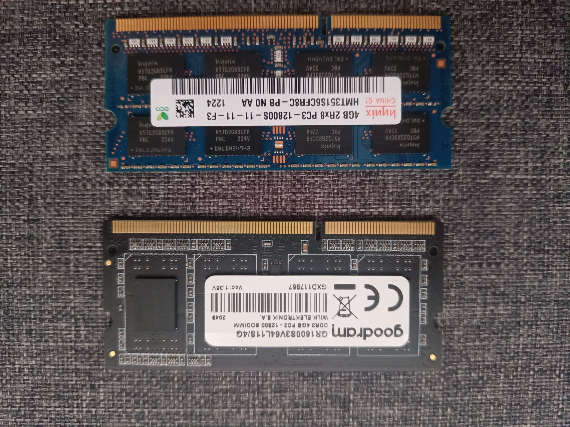 Pamięć RAM do laptopa 2x4gb