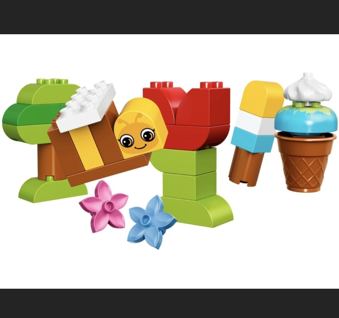 Zestawy lego duplo kreatywny kuferek 10818 i biedronka 10859