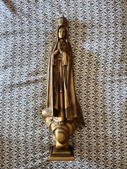 Estátua em BRONZE nossa senhora de Fátima
