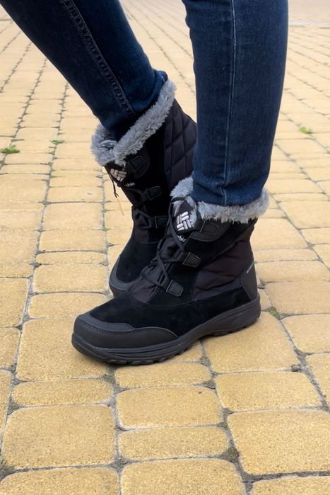 Жіночі шкіряні зимові черевики чоботи Columbia 40.5, 42 розмір