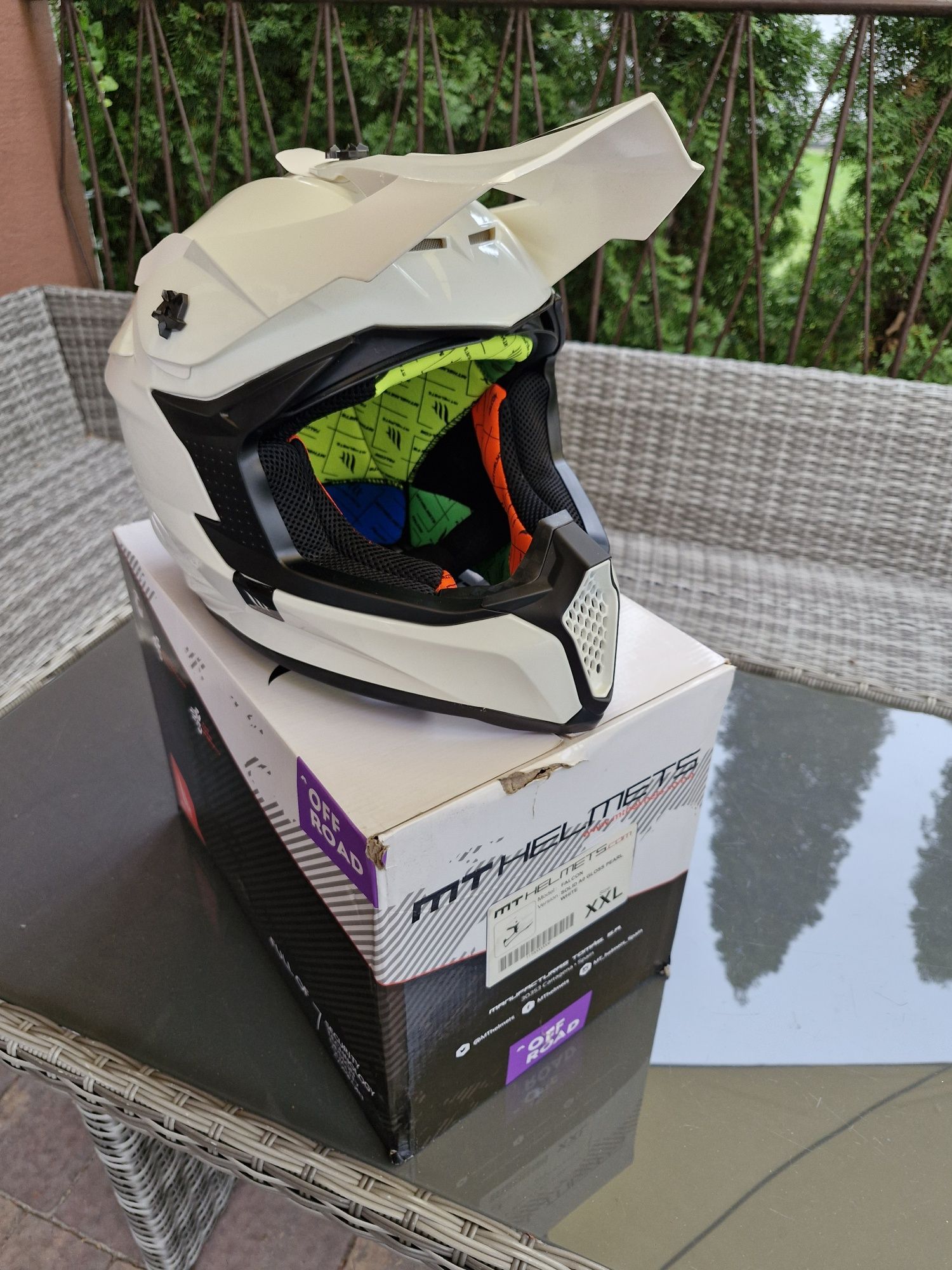 Fabrycznie nowy Kask motocyklowy MT Helmets Falcon, >Cross, enduro,