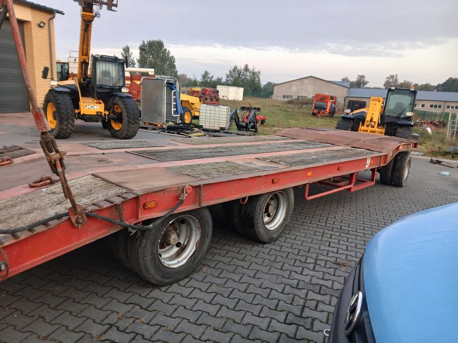 Przyczepa niskopodwoziowa fliegl goldhofer specjalna z najazdami kopar