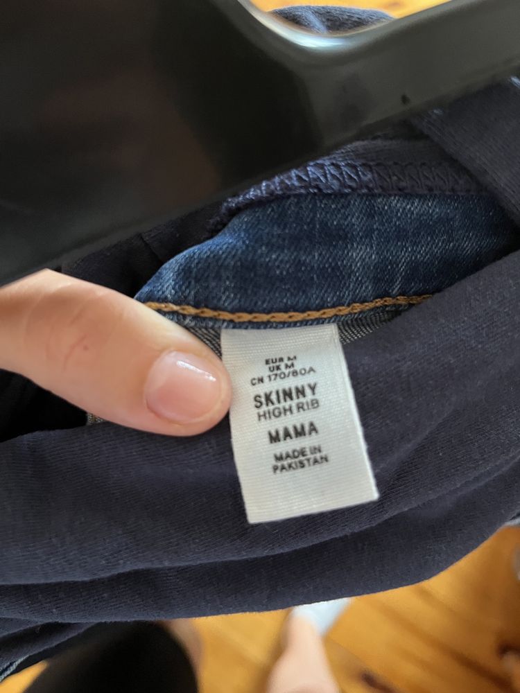 H&M spodnie jeans mama ciąża