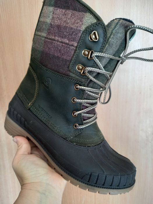 Чоботи з прорезиновим передом на ватерпрофі kamik