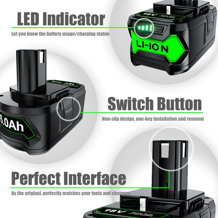 Akumulator bateria RYOBI 18V 6Ah system 0NE+