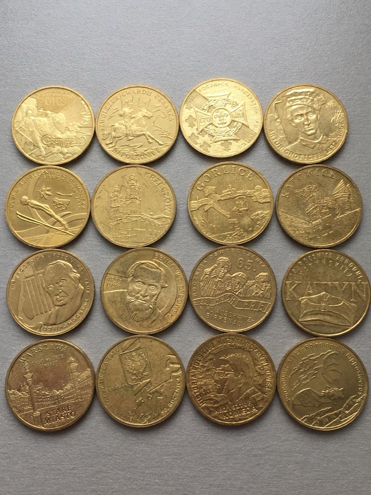 Monety 2 złotowe kolekcjonerskie