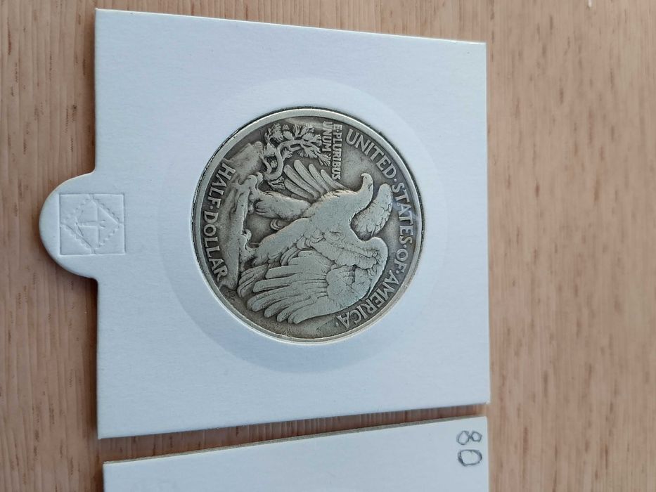 Half dolar - moneta 1943 ; 1982 srebro