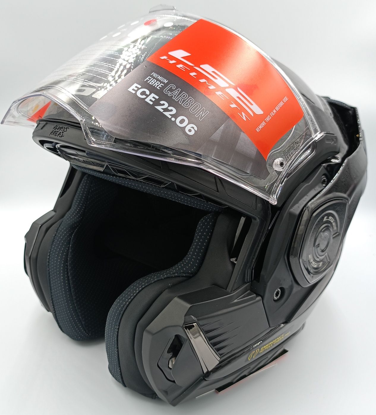 Kask motocyklowy modułowy LS2 Advant X Carbon FF901