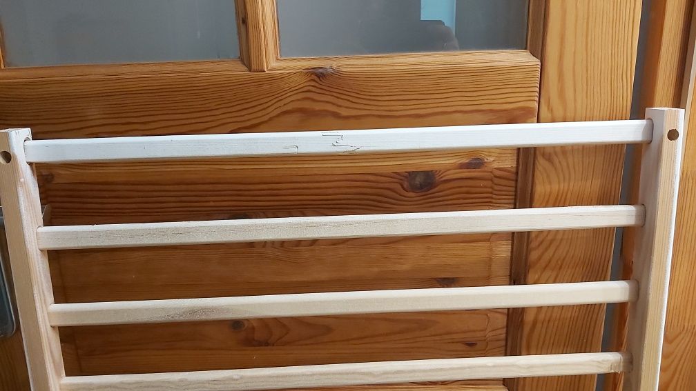 Łóżeczko drewniane 120×60