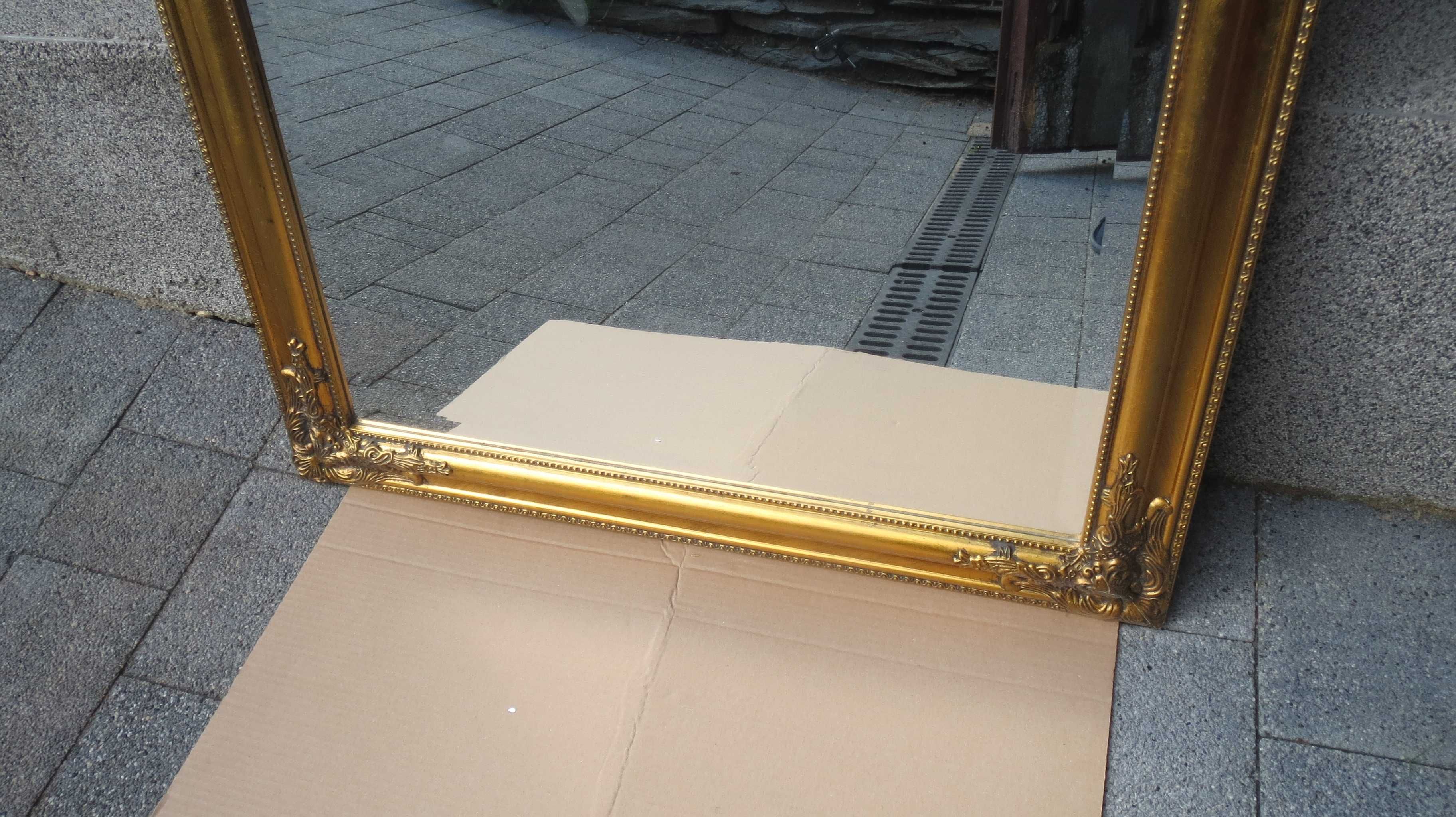 Duże kryształowe lustro 162 cm