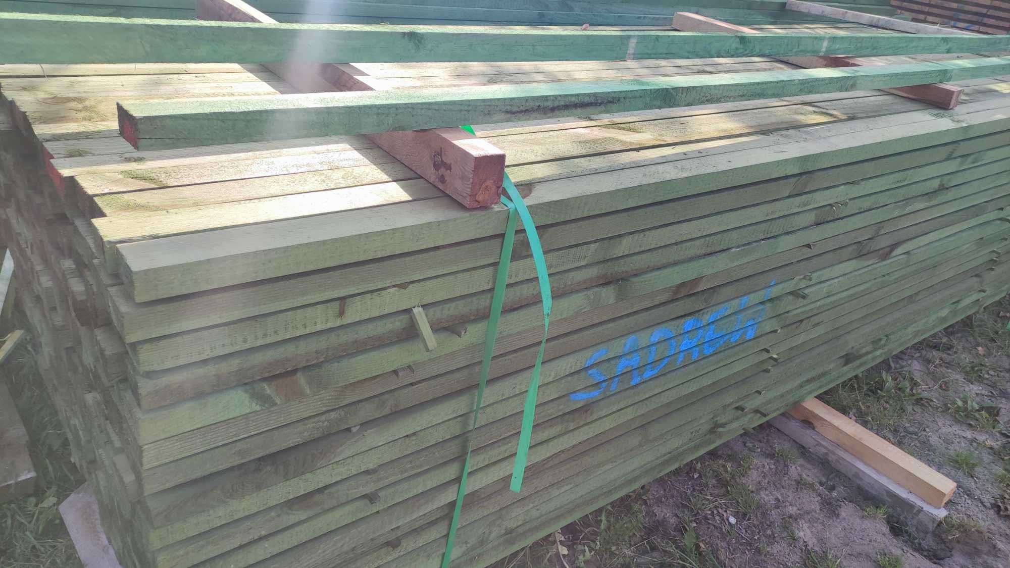 Łata Dachowa 40x60 impregnowana Deski Kantówk łaty na dach