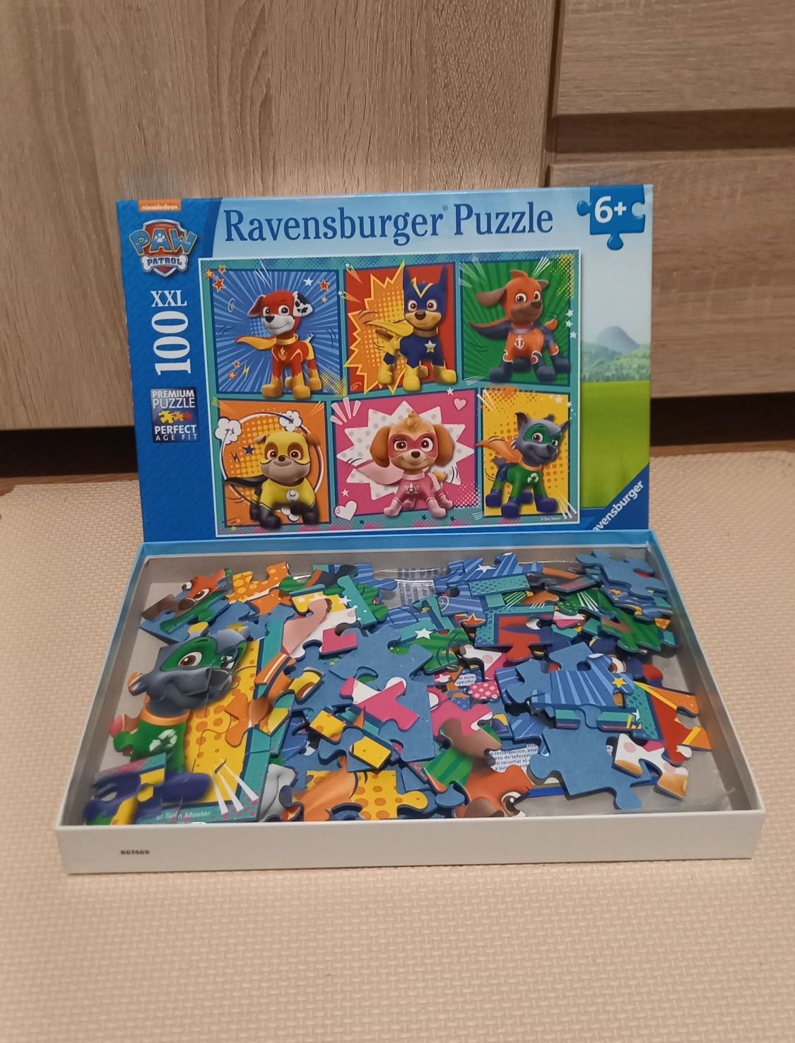 Puzzle Psi Patrol 100 XXL