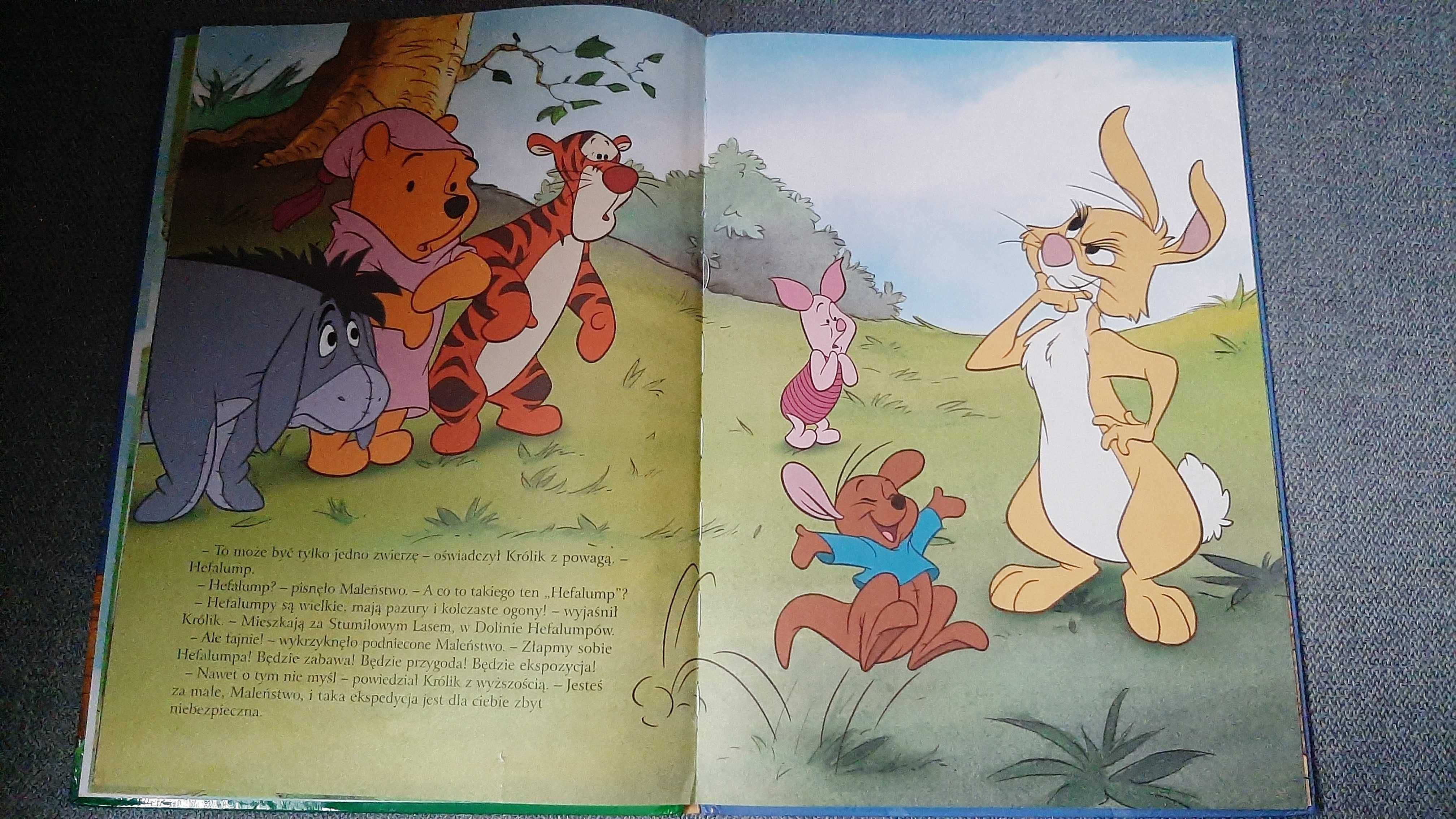Kubuś Puchatek i słonik Kubuś i Hefalumpy Walt Disney Egmont A4 twarda