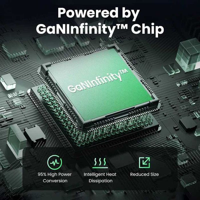 Блок зарядки 65W Ugreen gan зарядка блочок для быстрой зарядки