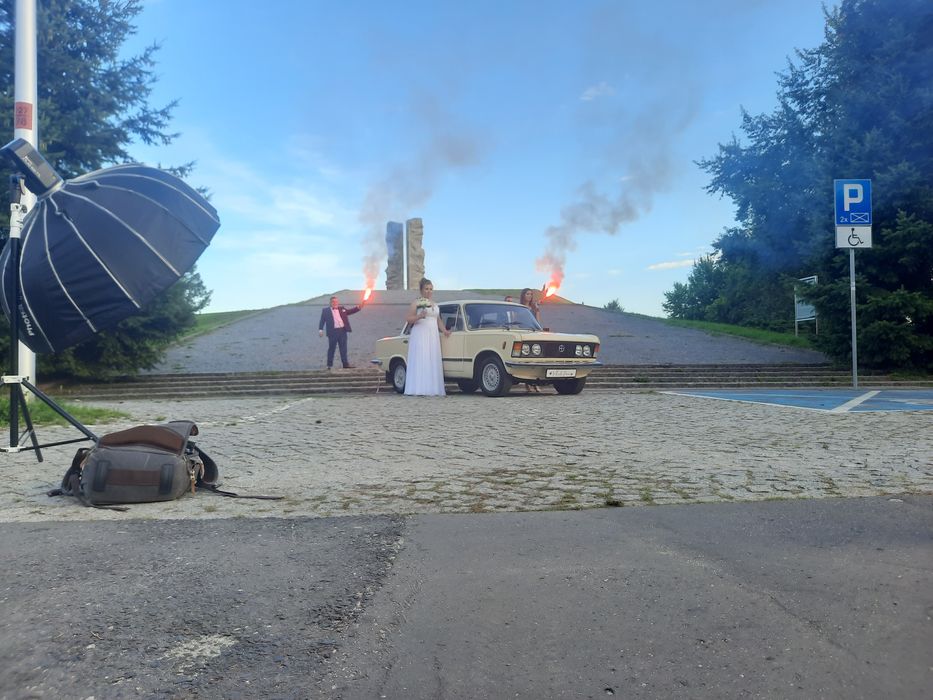Samochód Prl Fso Fiat 125p wynajem, Wesele, imprezy