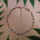Naszyjnik choker handmade aesthetic summer wakacje natura słońce