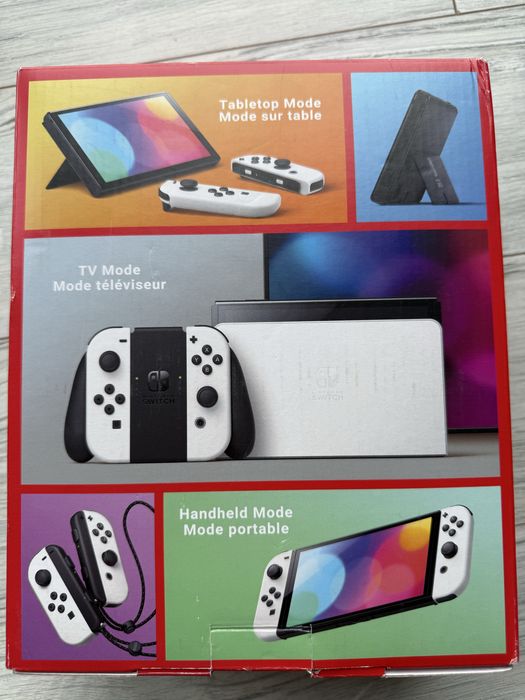 Nintendo Switch OLED plus 6 gier