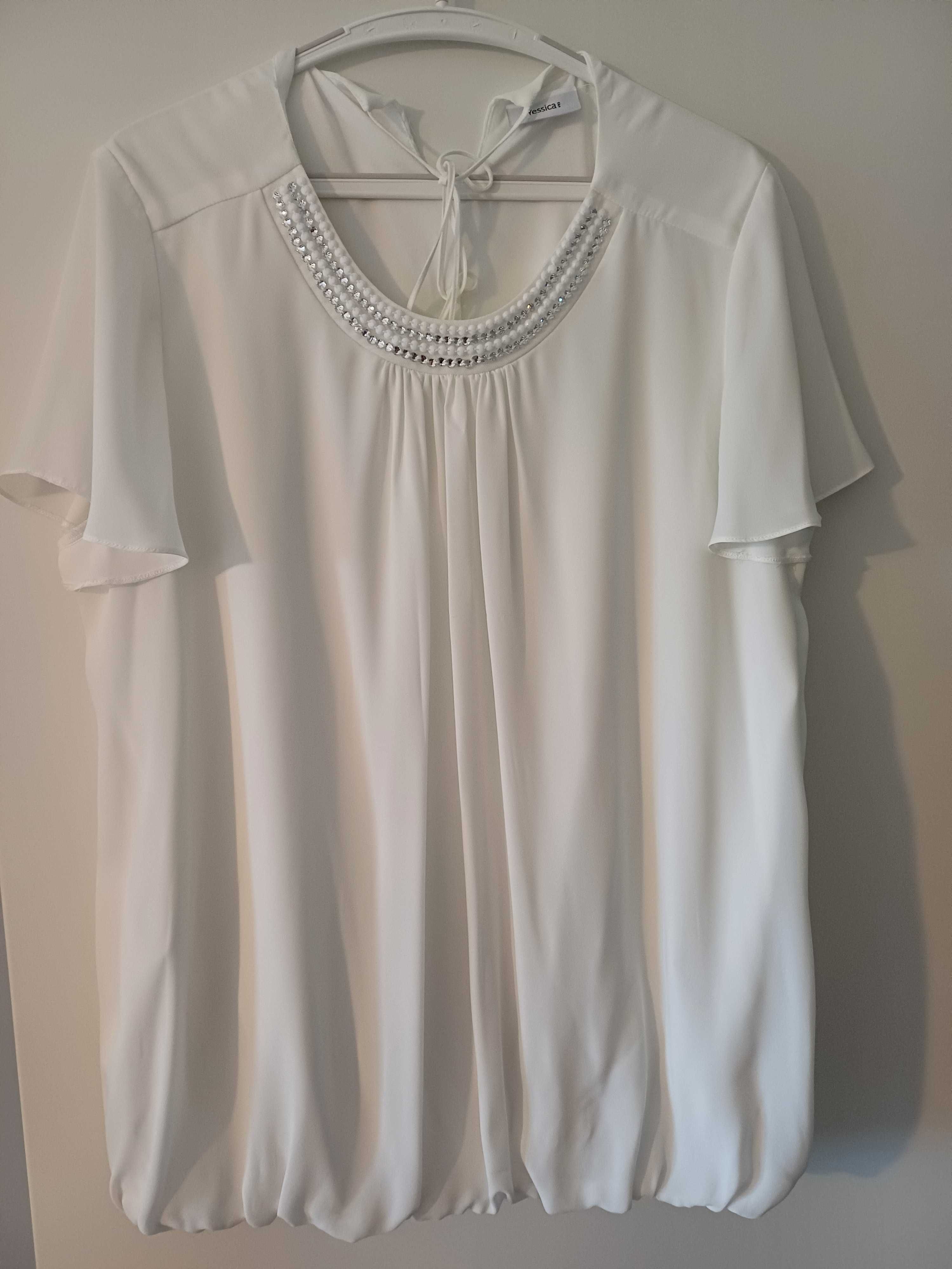 Elegancka biała bluzka C&A 44/46
