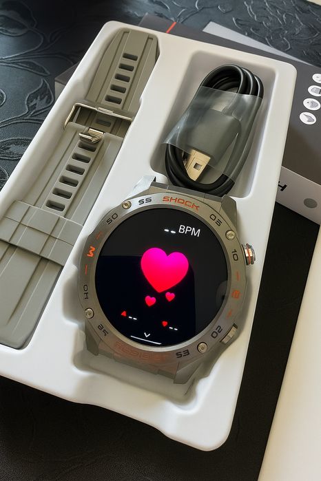 Zegarek Męski Smartwatch HD Silver  Model H60