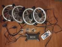 Kit 4 Fans + Box + Comando