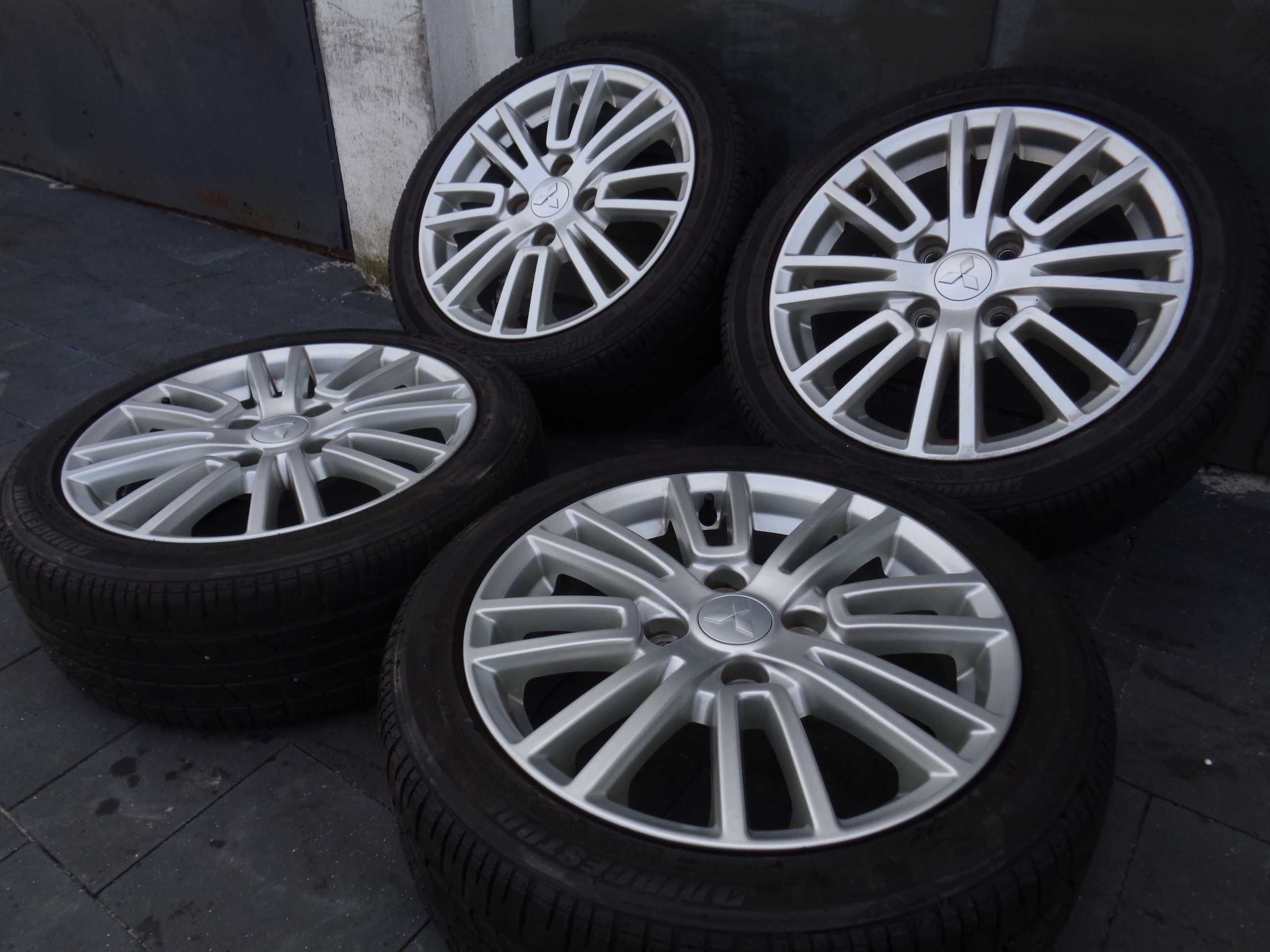 Oryginalne alufelgi Mitsubishi Colt CZ3 16 cali 4x114,3 + opony letnie