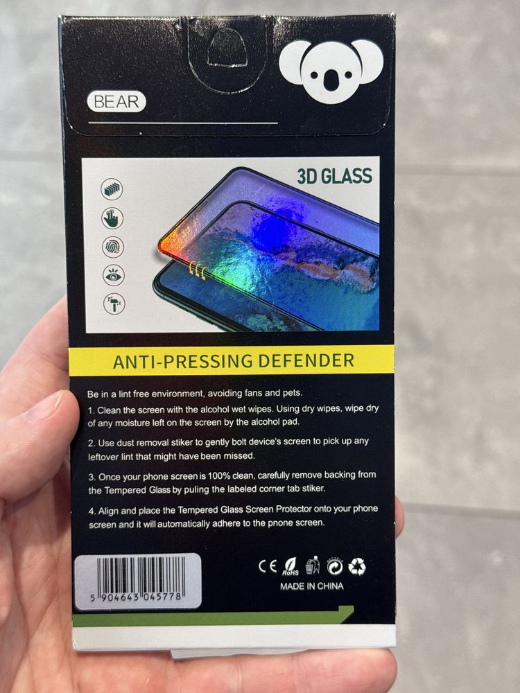 Szkło hartowane 3D Realme C67 4G black