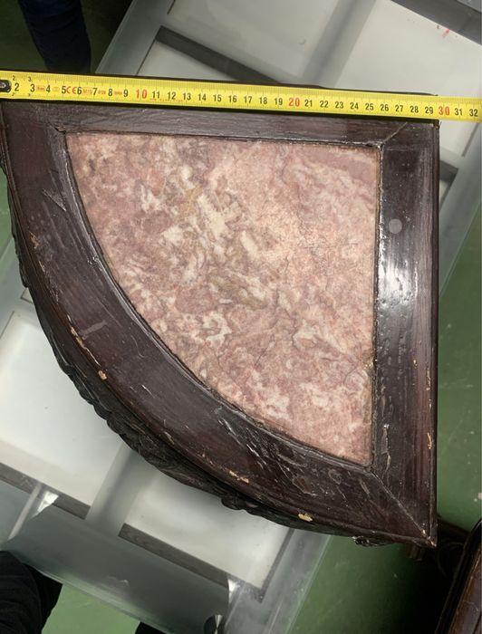 Stolik narożny marmur