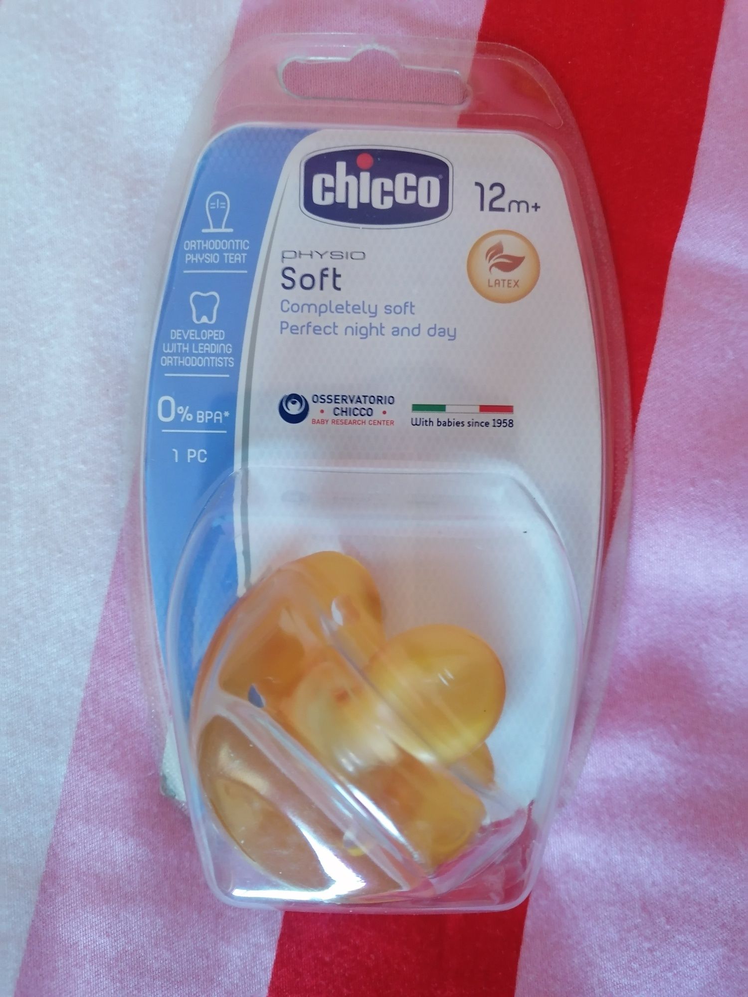 Pack 2 peças, Chupeta 12m+ Chicco