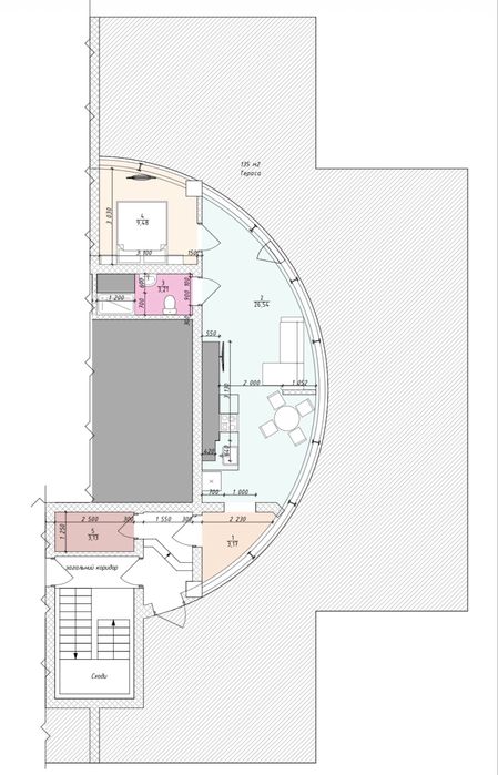 БЕЗ %; ПЕНТХАУС; СУПЕРВИДОВИЙ; заг 179м2; житлова 44м2 тераса 135м2