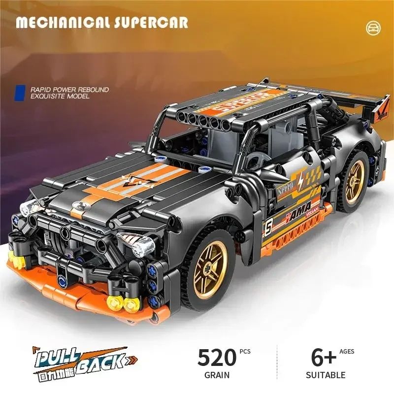 Klocki technic samochód, Ford Mustang 1:18 jak lego